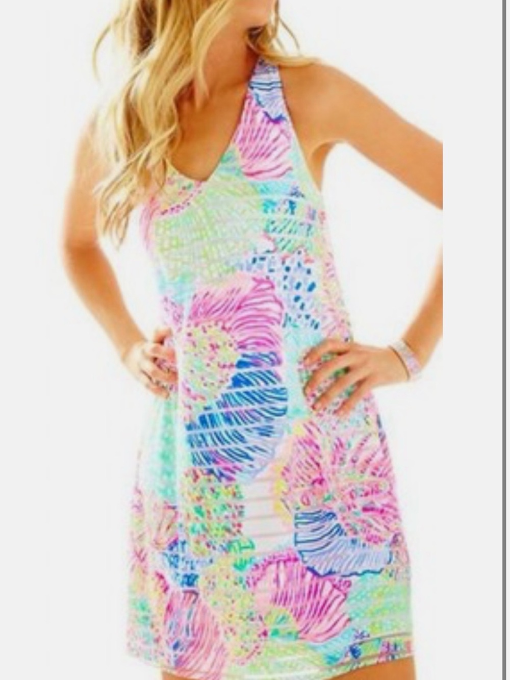 Lilly Pulitzer Roar of the Seas Montego Sleeveless Swing Dress size XL